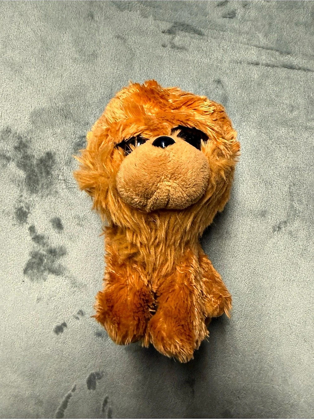 Ty Barley the Chow Dog Plush Stuffed Animal Orange